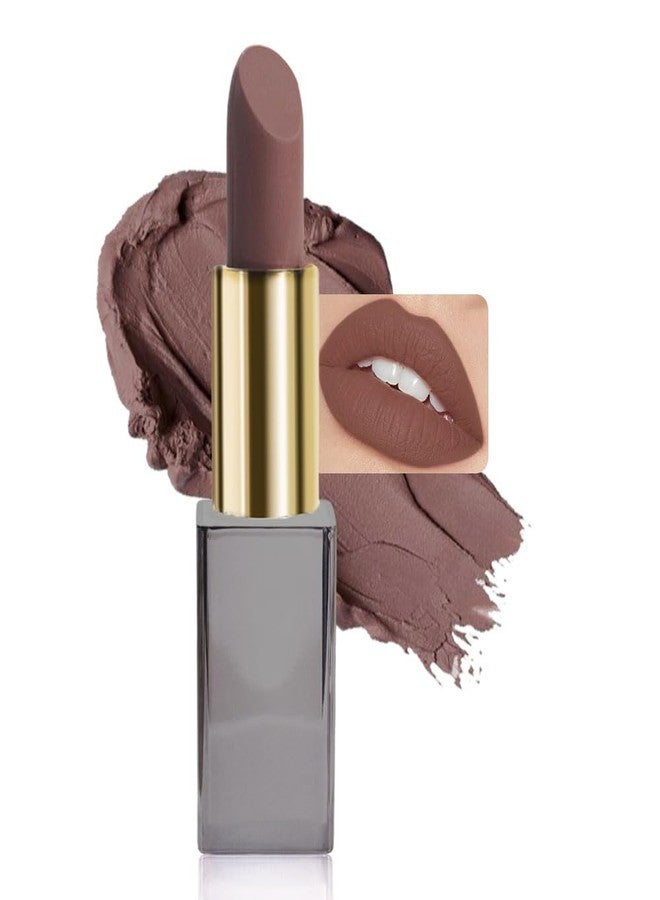 CAKAILA Brown Matte Cream Lipstick,Velvet Waterproof Long Lasting Smudge Proof for Women Lip Stick,Magic Lipstick 24 Hours Original Lip Liner Makeup,labiales mate 24 horas originales,Vegan,1 Count - Image 1