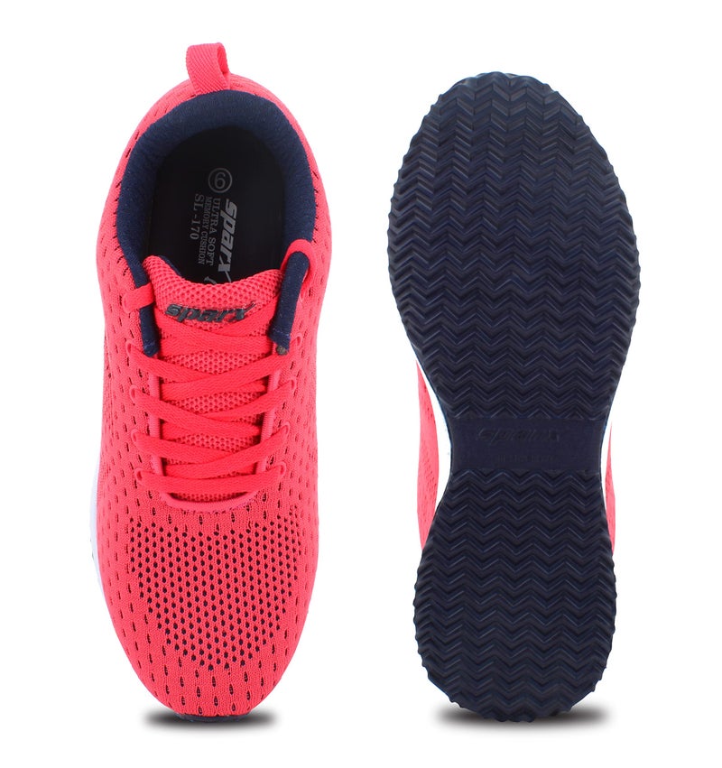 SPARX Women SL-170 Pink Navy Blue Sports Shoes - Image 2
