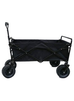 Storage Trolleys Folding Garden Trolley Cart Heavy Duty Wagon Multi-Function Shopping Cart for Outdoor Camping Photography Pull Truck, Load: 100Kg