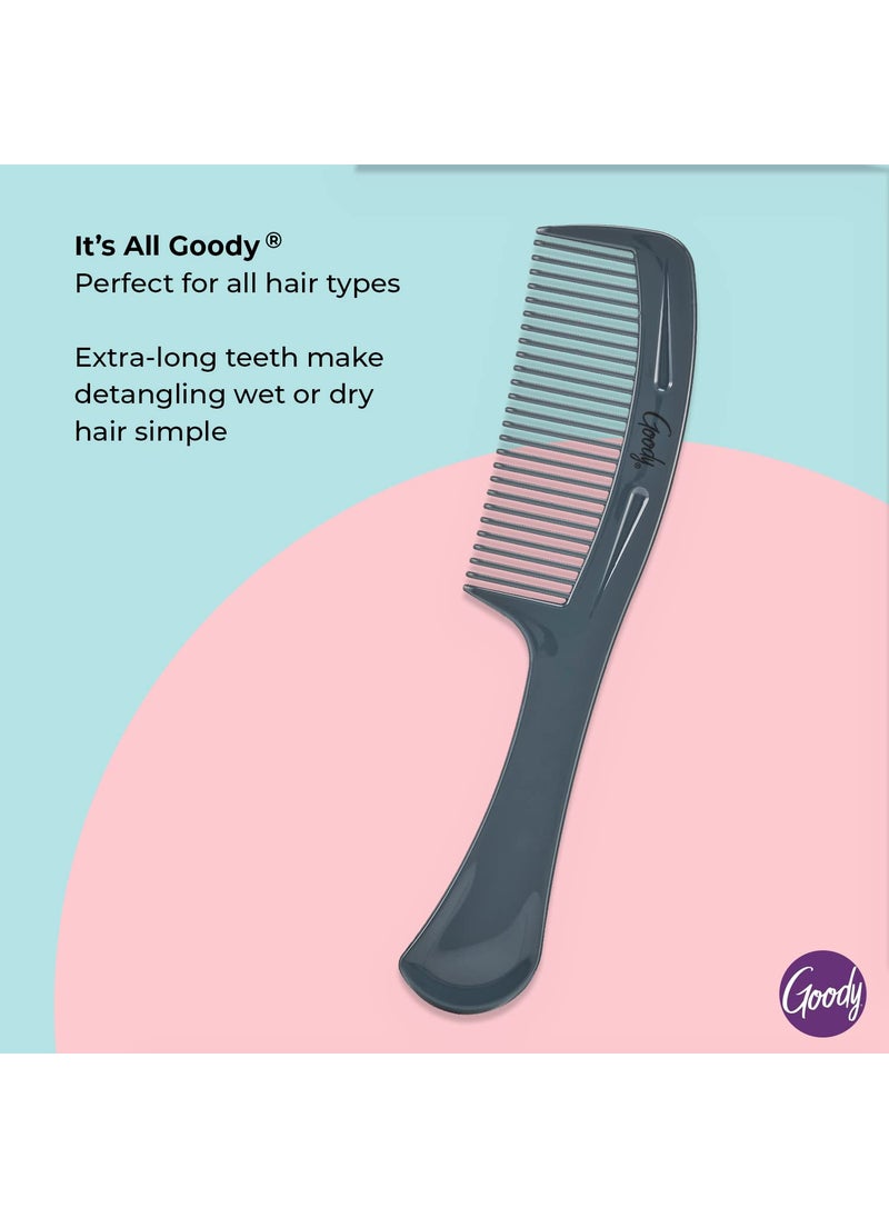 Goody Goody Styling Essentials Detangling Comb  Suitable for All Hair Types  Fine Tooth for Wet or Dry Hair  Accessories for Men Women Boys and Girls Pack of 2  - Image 3