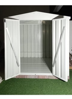 Generic Quad Bliss Garden Storage Shed /Galvanized Metal/Hinge Door  - Image 2