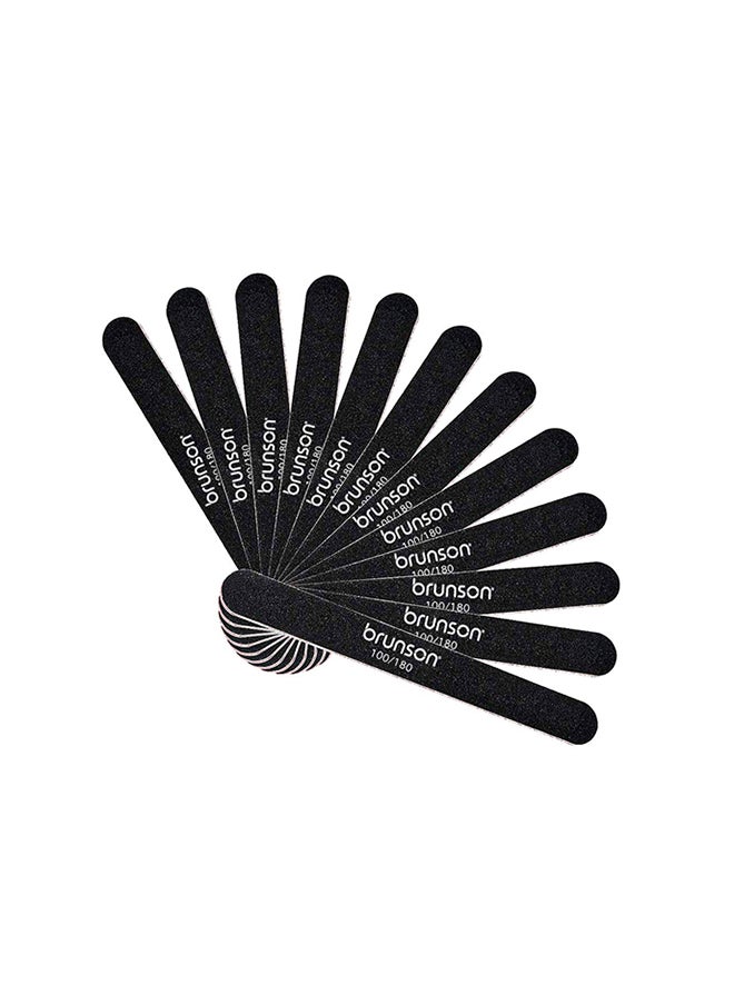 brunson 1 Piece Professional Nail Files Washable Double Sided Emery Board 7inch  EB-311B-1  - Image 1