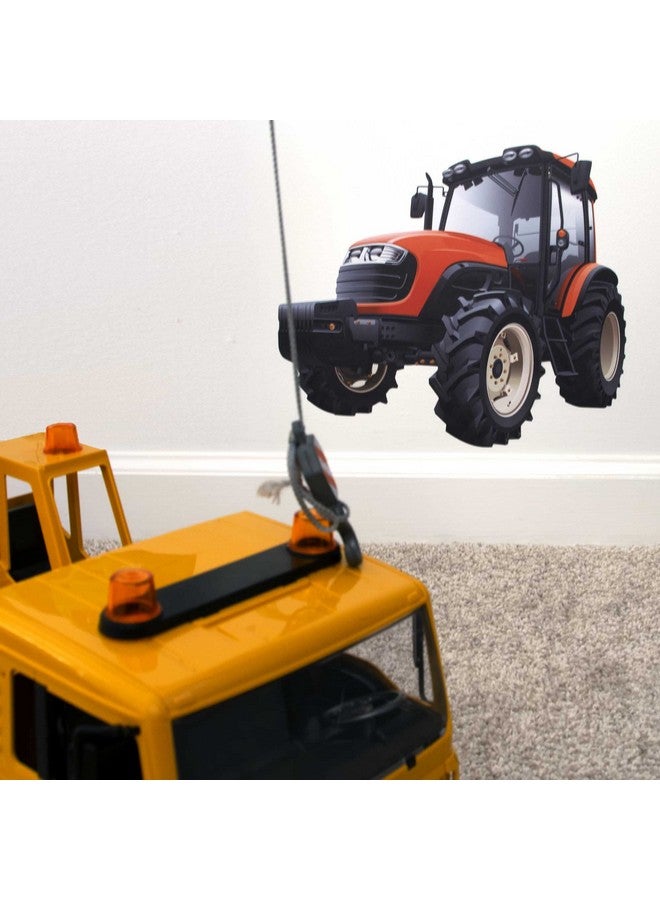 StikArt Red Agricultural Farm Tractor Wall Decal (12-inches H by 11 inches W) - Image 3