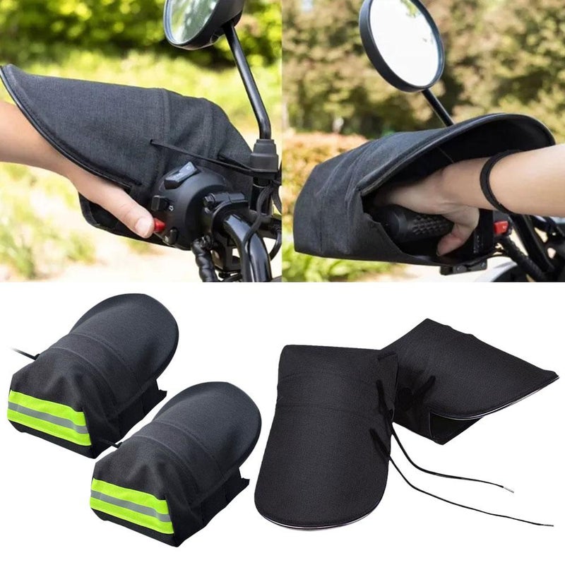 Electric vehicle sun protection gloves, 3D summer new style motorcycle hand guards, sunshade, waterproof and windproof handlebar covers wholesale - Image 5