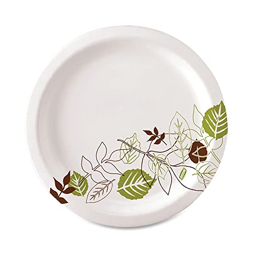 Dixie Ultra SXP9PATH Pathways Soak Proof Shield Heavyweight Paper Plates WiseSize 8 12 Pack of 125 - Image 2