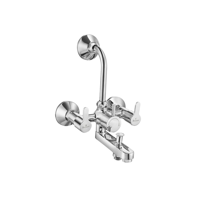 PARRYWARE T4617a1 Wall Mixer 3 in 1 ClaretSilver - Image 1