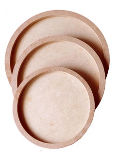 Snoogg Art SNOOGG 30CM Pack of 2 Wooden Pouring Cradled Panel for Painting Resin Acrylic DIY and for Arts Crafts 