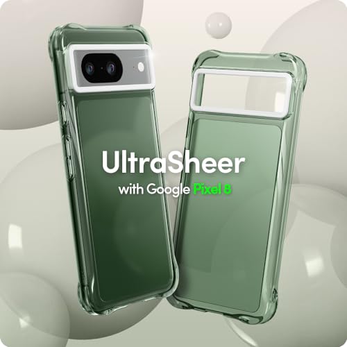CYRILL Spigen UltraSheer Compatible with Google Pixel 8 Case Clear (2023) - Kale - Image 2