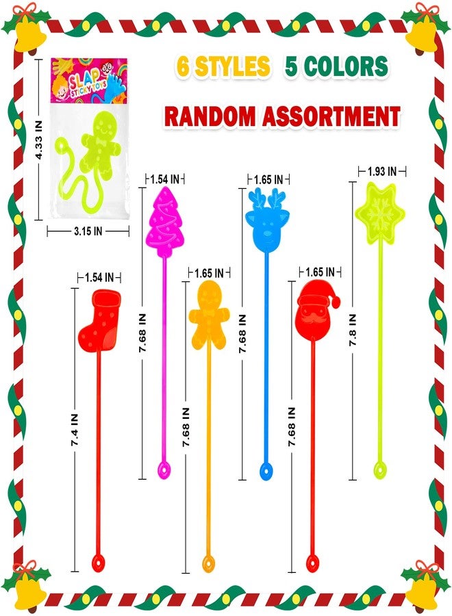 Wondrus Christmas Stocking Goodie Bag Stuffers for Kids 36 PCS,Holiday Sticky Hands Party Favors Supplies Toys Gifts for Toddlers,Small Non Candy Treat Bag Fillers,Class Games Activities Prizes for Boys Girls - Image 2