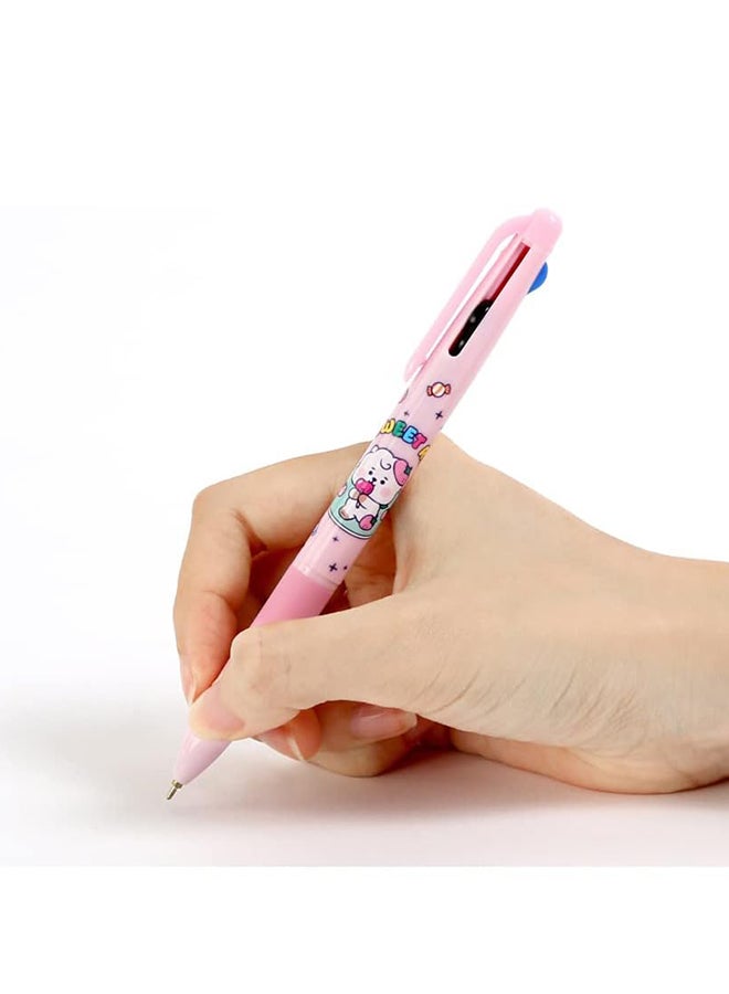 BT21 Cooky Jelly Candy 3 Color Ball Pen - Image 4