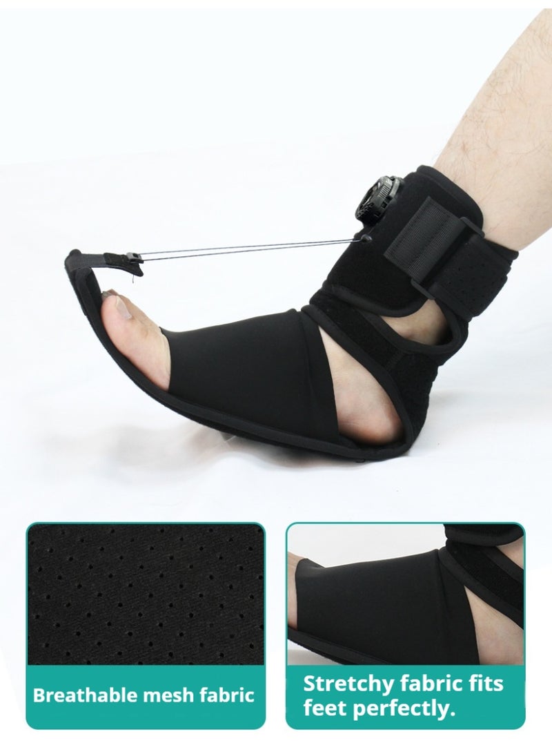 موف جبيرة ليلية لالتهاب اللفافة الأخمصية، جبيرة ليلية لالتهاب اللفافة الأخمصية للنساء والرجال، دعامة لالتهاب اللفافة الأخمصية لتخفيف الألم، جبيرة ليلية لالتهاب اللفافة الأخمصية بمقاس عالمي، تخفيف مُحسّن لالتهاب اللفافة الأخمصية - Image 1