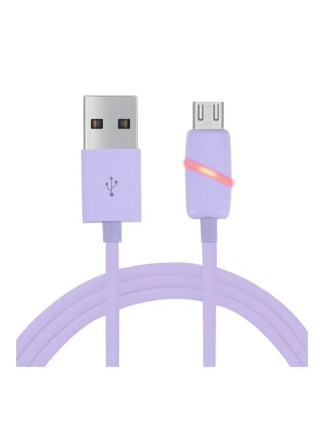 IAF Micro USB Data Sync Cable Purple - Image 2