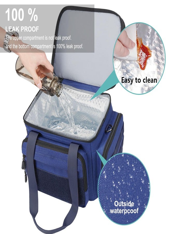 Gafetrey Large Lunch Box Bag for Men - Tactical Insulated Lunch Bag Adult - Thermal Lunchbox Leakproof Waterproof Cooler Bag for Work Office Camping Travel - Image 4