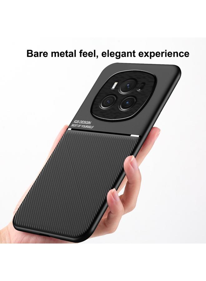 S-TOP Case For Honor Magic6 Pro Classic Tilt Strip Grain Magnetic PC Hybrid TPU Phone Case - Image 2