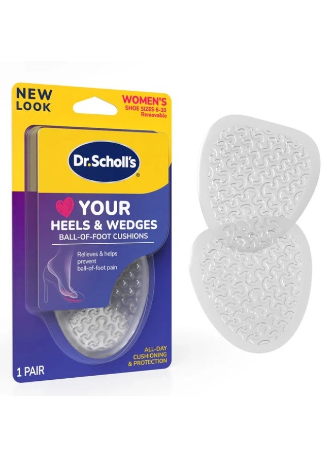 general Dr.scholls Love Your Heels and Wedges Ball Of Foot Cushions 1 pair