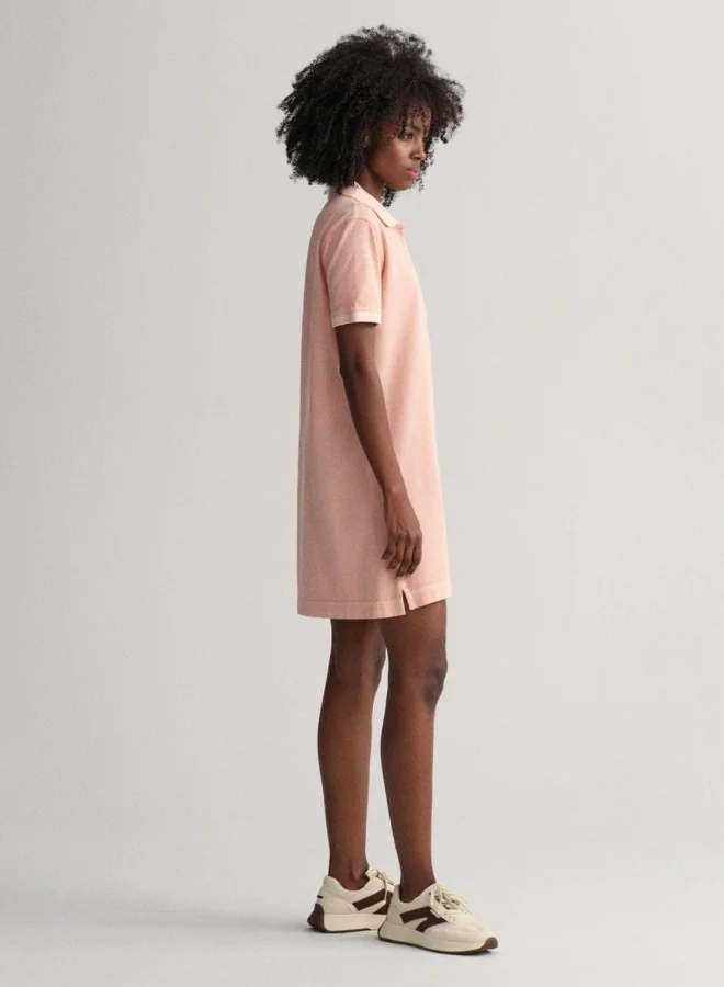 غانت Gant Sunfaded Piqué Polo Dress