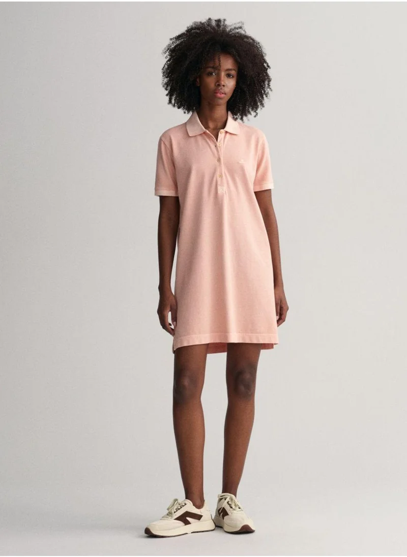 GANT Gant Sunfaded Piqué Polo Dress