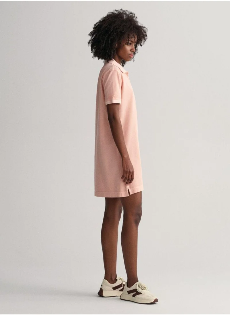 غانت Gant Sunfaded Piqué Polo Dress
