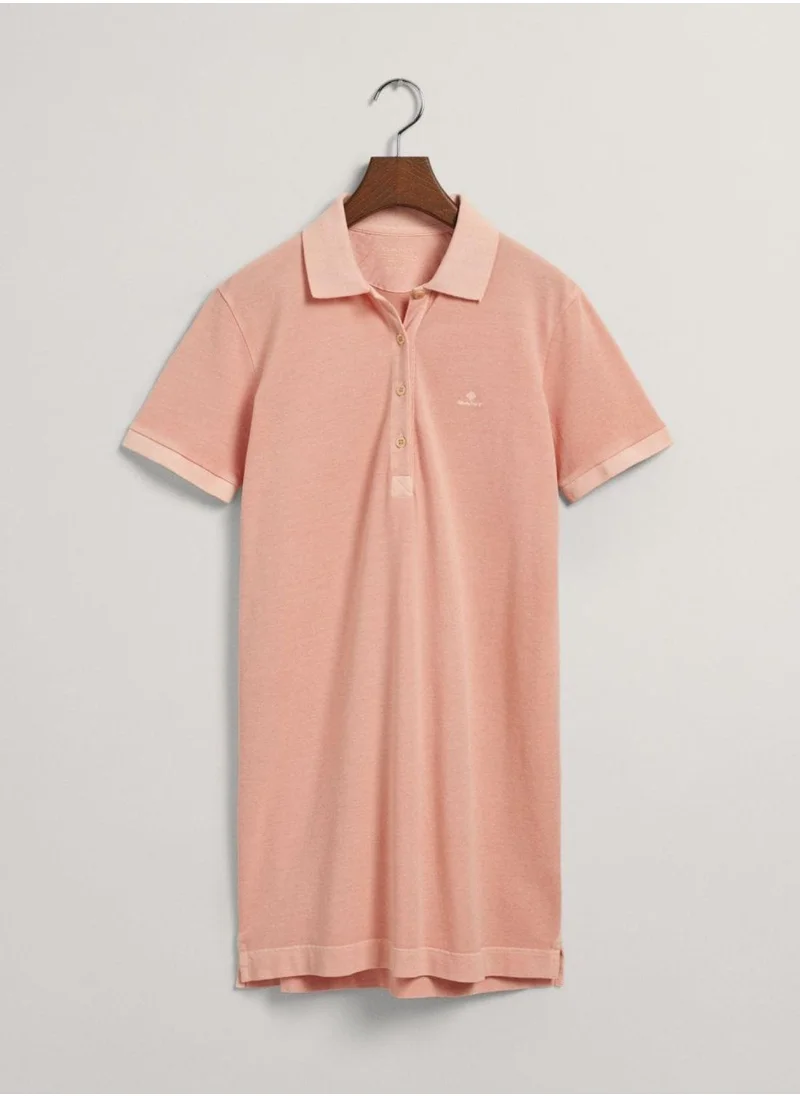 غانت Gant Sunfaded Piqué Polo Dress