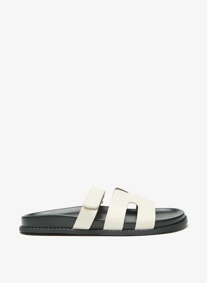 Celeste Women's Solid Slip-On Flat Sandals
