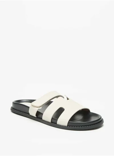 Celeste Women's Solid Slip-On Flat Sandals