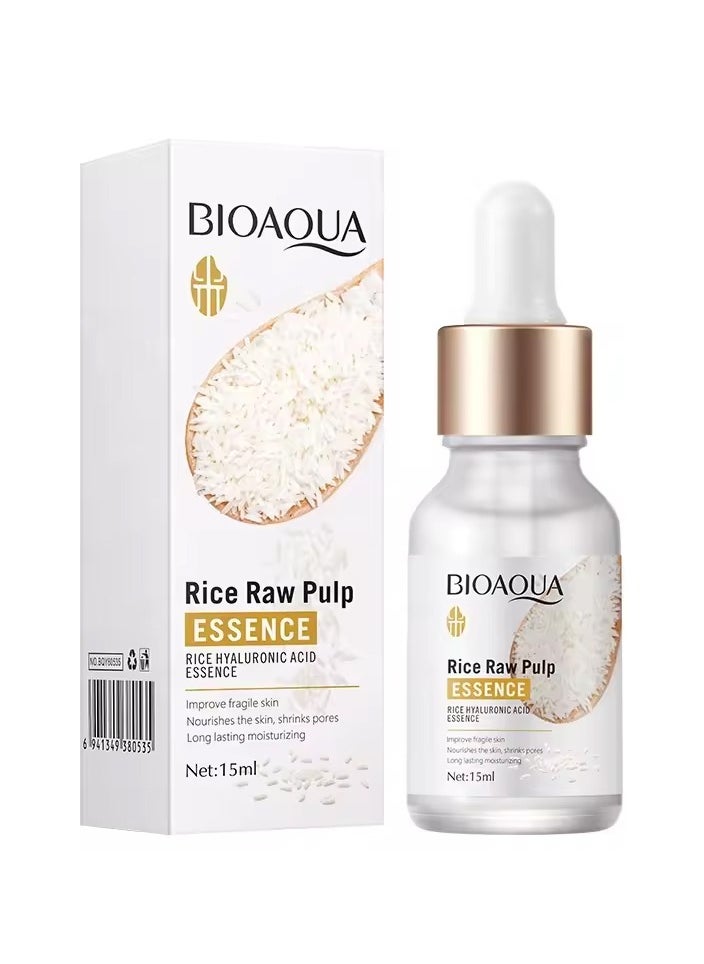 BIOAQUA 6pcs/set BIOAQUA Rice Raw Pulp Skin Care Sets Face Cream Serum Anti wrinkle Moisturizing Facial Cleanser Toner Korean Face Care  - Image 3
