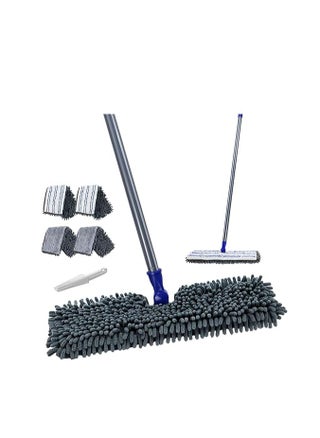 Mop with 4 Mop Pads Double Sided Hardwood Floor Dust Mop Microfiber & Chenille Wet Dry Mop and Scraping Dust Tool for Floor Cleaning Masthome - pzsku/ZA3DBA3CAD16A7921662CZ/45/_/1715864981/7b7d8e54-79f6-4c38-95ff-e2572be18b72