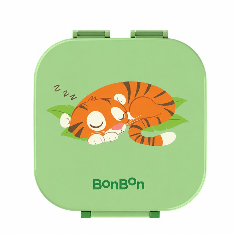 Bonbon - 3 Compartments Lunchbox with Cutlery - Tiger - Image 2