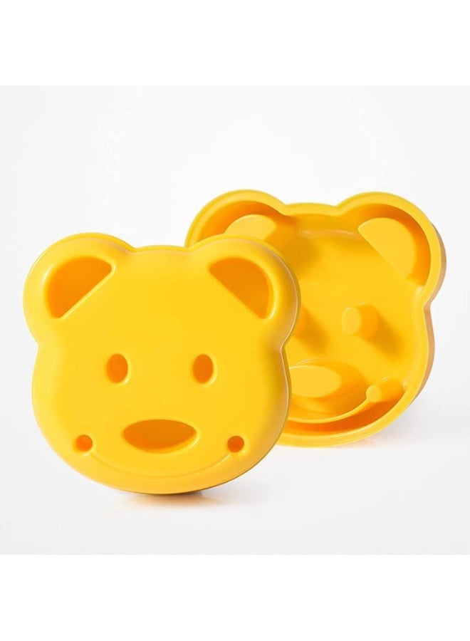 5 Pcs Sandwich Cutter, Sandwich Sealer for Kids, Mini Cartoon Bear Squirrel Dolphin Sea Dog Bread Cutter, for Picnic, On The Way Meal, Children's Party - Image 3