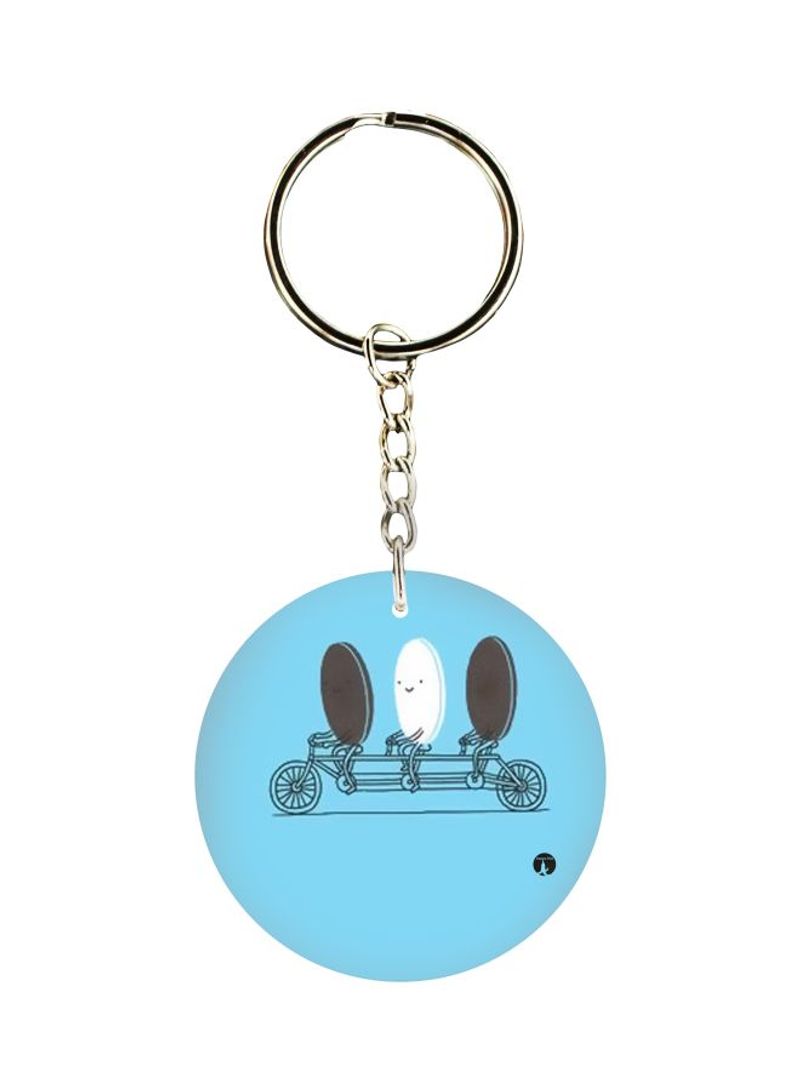 RKN Cartoon Printed Single Sided Keychain