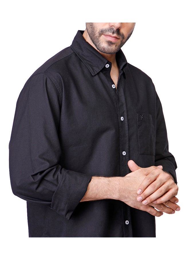 Coup - Coup Custom Fit Basic Shirt For Men Color Black - Image 1