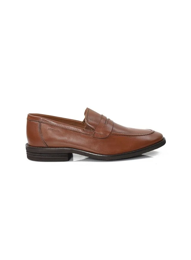 ATTILIO Men's Robert Woo Oxford Derby Loafer Slip On Comfort Tan Brown Leather Work Office Formal Occasion Party Casual Wear Italian Design Anti Skid Padded Insole Trendy Fashion Premium Shoes