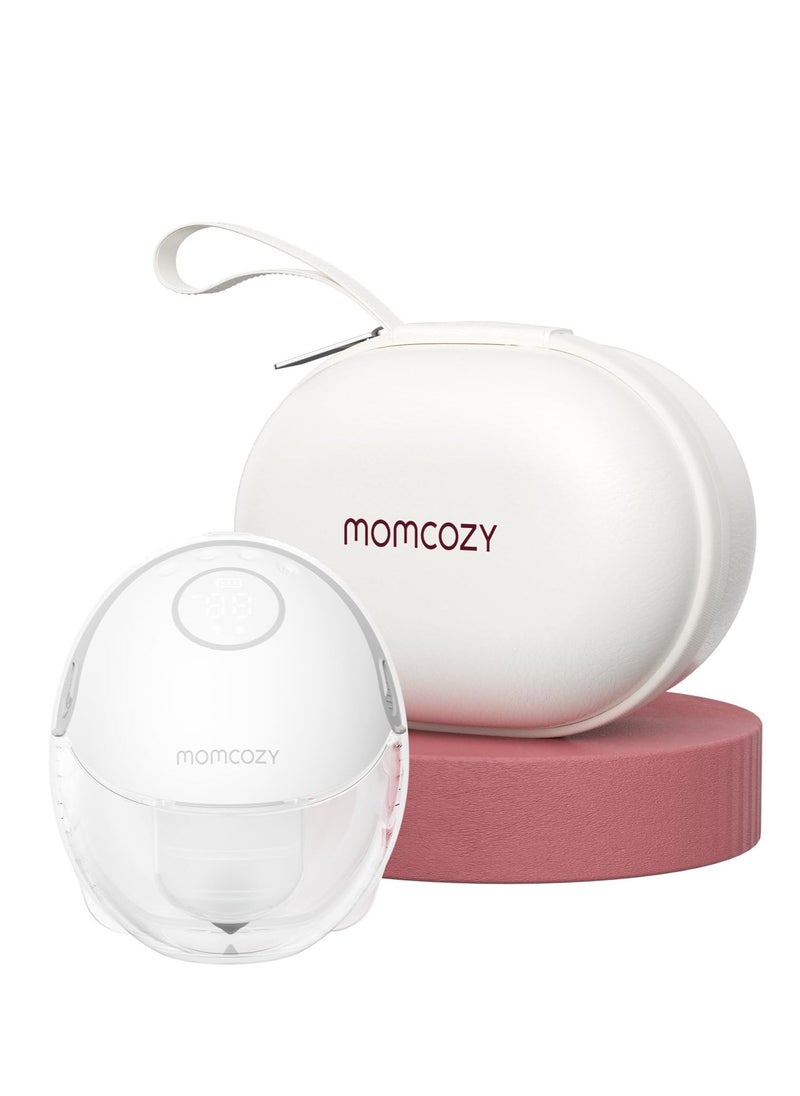 Momcozy Breast Pump Hands Free Mobile Style | M6, Wearable Breastfeeding Pump Ideal Rhythm for More Milk, DoubleFit Flange More Fit & Discreet with 3 Modes & 9 Levels  - Image 1