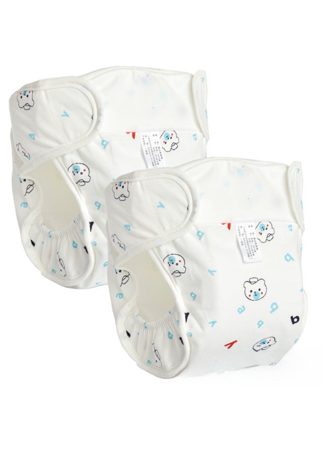 Suit] Diaper Pocket Pure Cotton Baby Baby Diaper Pants Baby Breathable Washable Waterproof Leak-proof Diaper