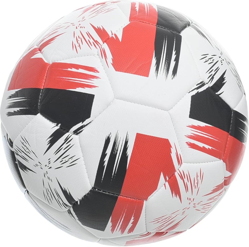 MINSA Imported Size 5 Soccer Ball M74 Shape 7 Blue/Red Design for All Surfaces