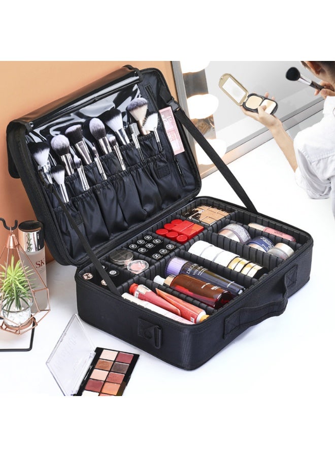 Large Capacity Cosmetic Storage Bag Effortlessly Organize and Showcase All Your Beauty Essentials in Chic Style - Image 1
