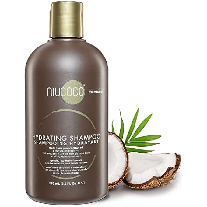 NIUCOCO (250ML) - ALL-NATURAL HYDRATING COCONUT OIL SHAMPOO 100% NON-TOXIC ALLEVIATES DANDRUFF (250ML) - Image 2