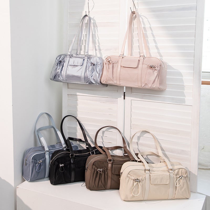 202 New Korean Style Large Capacity Nylon Underarm Bag Women'S Fashionable All-Match Travel Shoulder Bag Hand Pillow Bag - Image 2