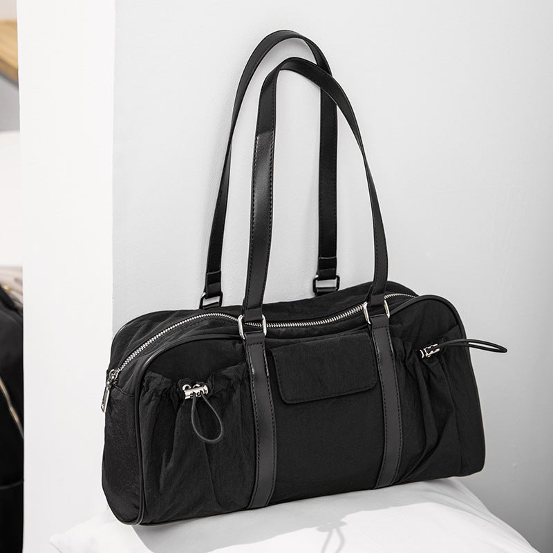 202 New Korean Style Large Capacity Nylon Underarm Bag Women'S Fashionable All-Match Travel Shoulder Bag Hand Pillow Bag - Image 4