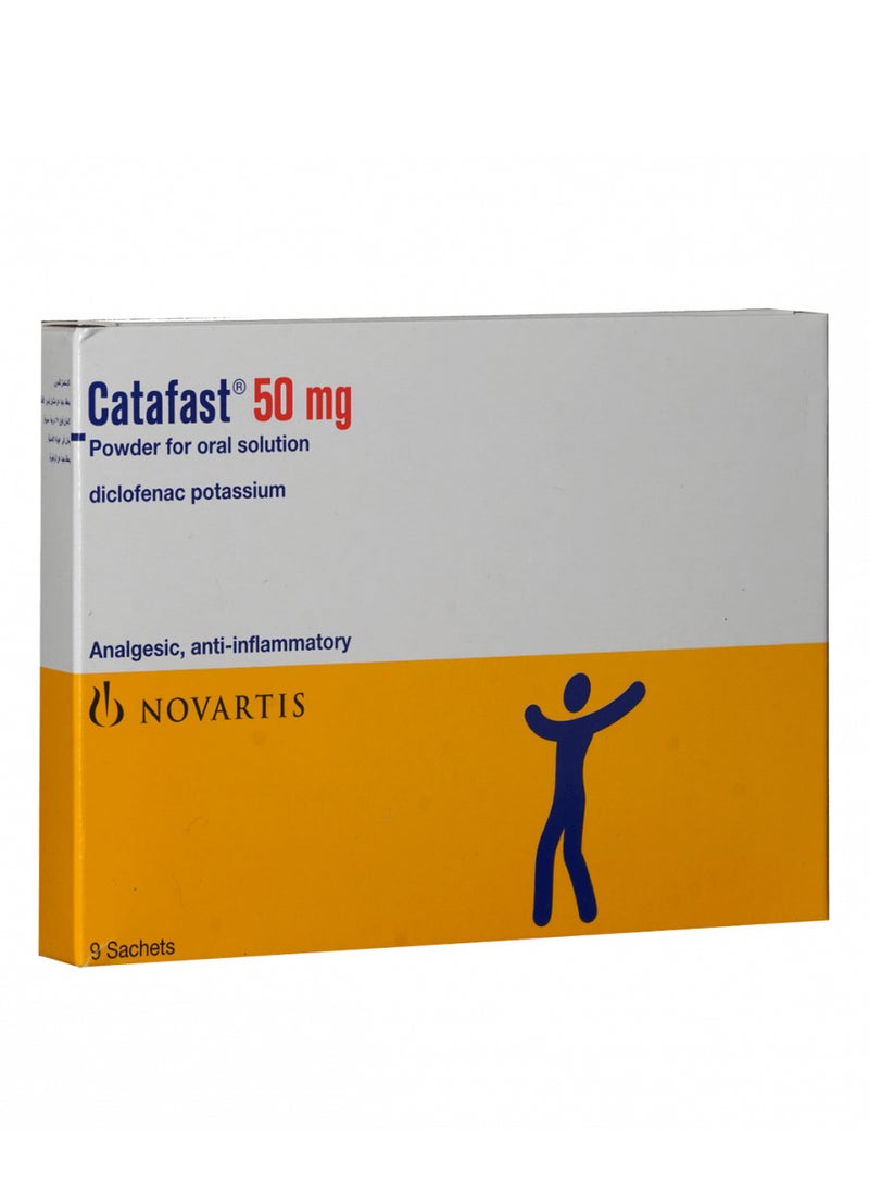 NOVARTIS Catafast 50 mg 9 sachet - Image 3