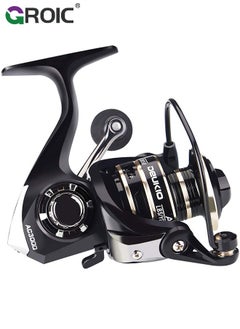 GROIC Fishing Reel, Baitcaster Reels, Ultra Smooth Powerful Fish Spinning Wheel, Ultralight Fishing Reels with Drag Baitcasting Reel Perfect for Freshwater or Saltwater Fishing AC-1000  - Image 1