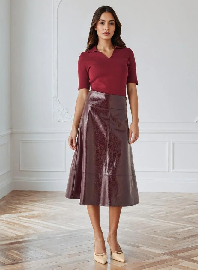 سبلاش فيڤ تيشيرت بولو بياقة على شكل حرف  بنقوش