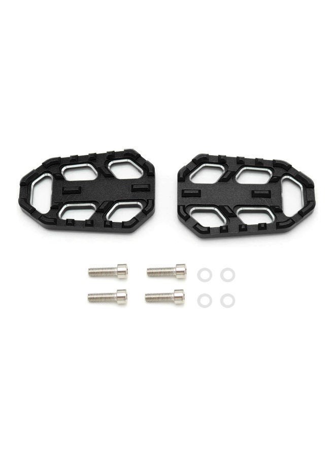 NIBEMINENT Motorcycle FootPegs Front Billet Wide Pedals For Kawasaki Versys 650/1000/X300 2010-2019 - Image 1