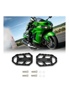 NIBEMINENT Motorcycle FootPegs Front Billet Wide Pedals For Kawasaki Versys 650/1000/X300 2010-2019  - Image 2