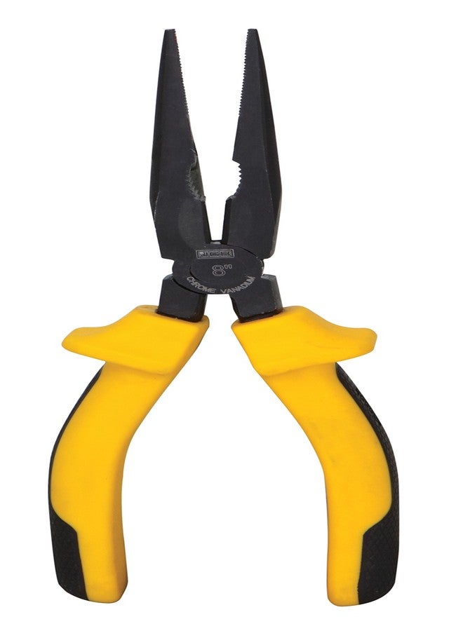 JCB Tools Long Nose Plier 6 Inch, 1000V Insulation | 6" Electrical Plier for Cutting, Bending, Fastening, Rotating Wires | LNP/CV/6/JCB - Image 1