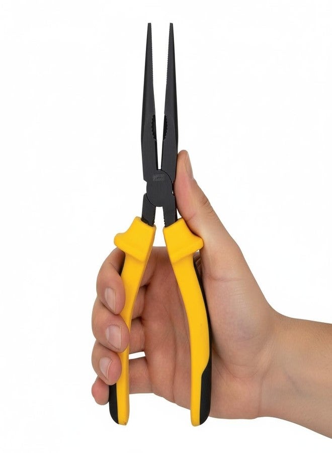 JCB Tools Long Nose Plier 6 Inch, 1000V Insulation | 6" Electrical Plier for Cutting, Bending, Fastening, Rotating Wires | LNP/CV/6/JCB - Image 2