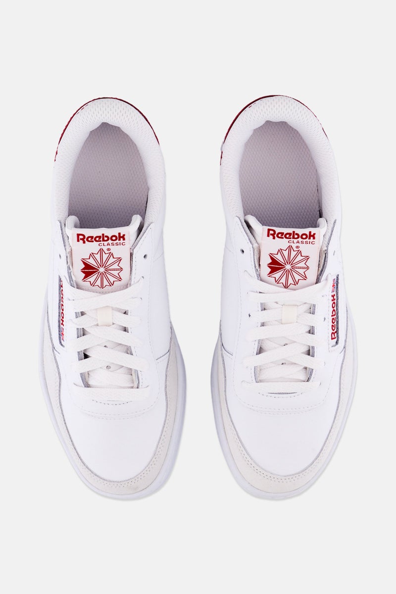 Reebok Men Court Peak Lace Up Tennis Shoes, White  - Image 3