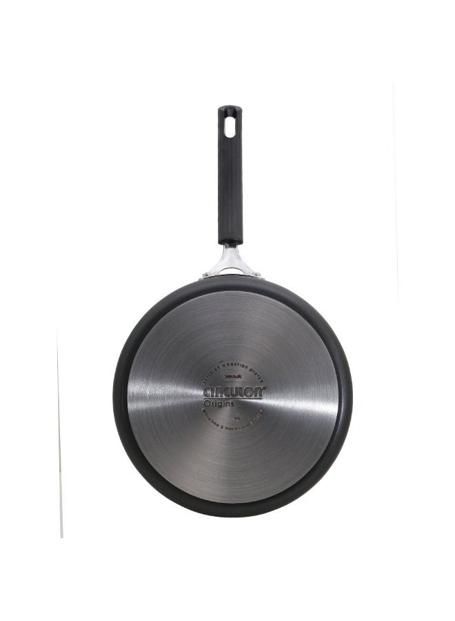 Circulon Origins Hard Anodised Aluminium Non Stick Sautepan with Lid | Non Stick Frying Pan Big Size, Gas and Induction Compatible, 24cm, Black - Image 4