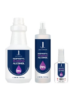 IPA 70% 1000ml 500ml Spray & 50ml Spray (pack of 3)