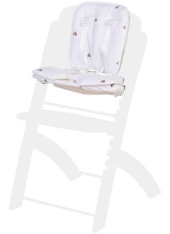 CHILDHOME Childhome, Cushion For Evosit High Chair, 100% Oekotex Cotton Jersey, Jersey Hearts  - Image 1